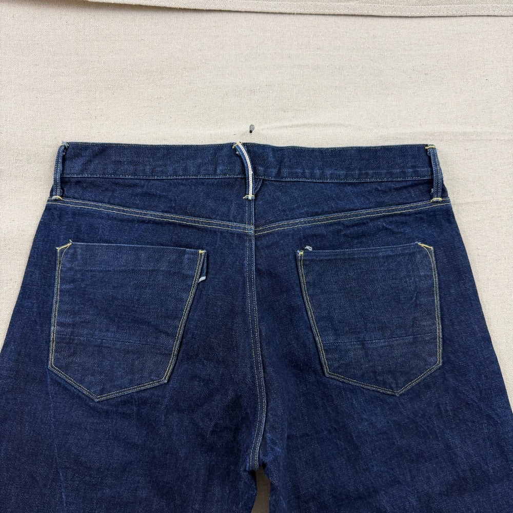 3x1 M4 Selvedge Denim Jeans Mens 33 Dark Indigo Slim Straight Made in USA